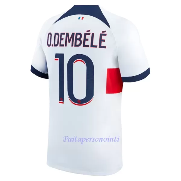 Paris Saint-Germain Ousmane Dembélé 10 Virallinen Vieraspelipaita Lapset 2023/24