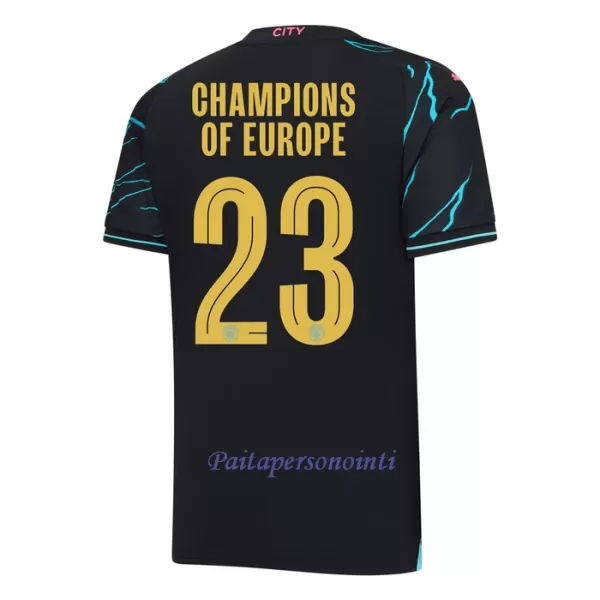 Manchester City Champions of Europe Virallinen Kolmas Pelipaita Miehet 2023/24