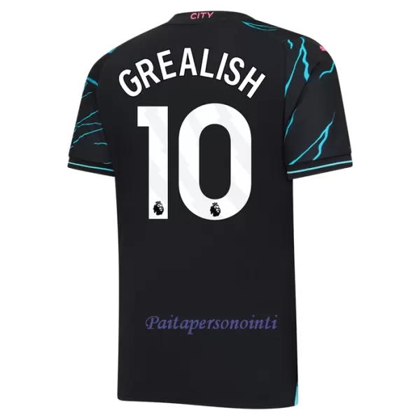 Manchester City Jack Grealish 10 Virallinen Kolmas Pelipaita Lapset 2023/24