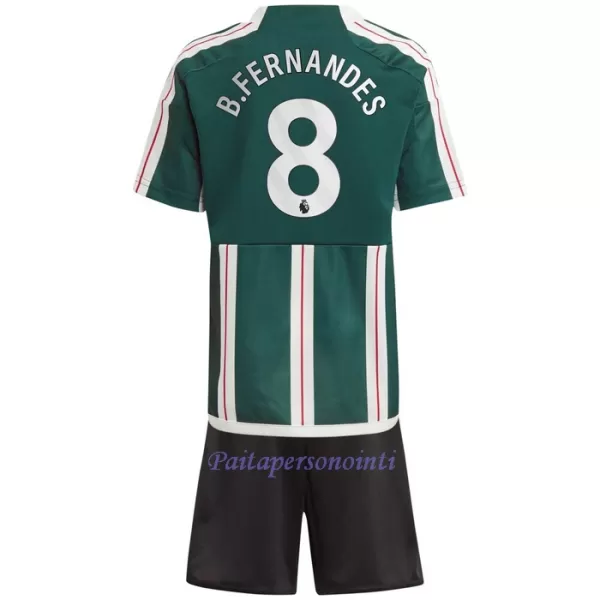 Manchester United Bruno Fernandes 8 Virallinen Vieraspelipaita Lapset 2023/24