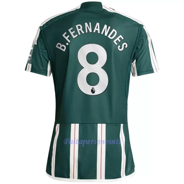 Manchester United Bruno Fernandes 8 Virallinen Vieraspelipaita Miehet 2023/24