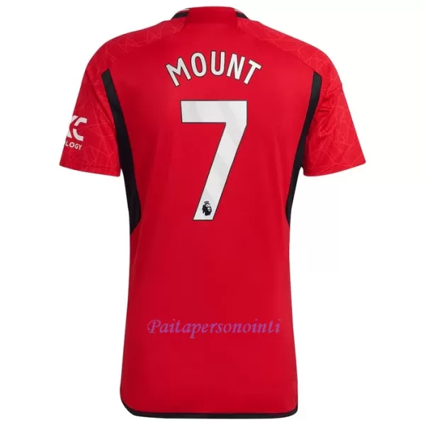 Manchester United Mason Mount 7 Virallinen Kotipelipaita Lapset 2023/24