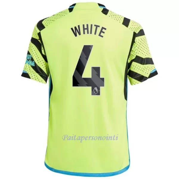 Arsenal White 4 Virallinen Vieraspelipaita Lapset 2023/24