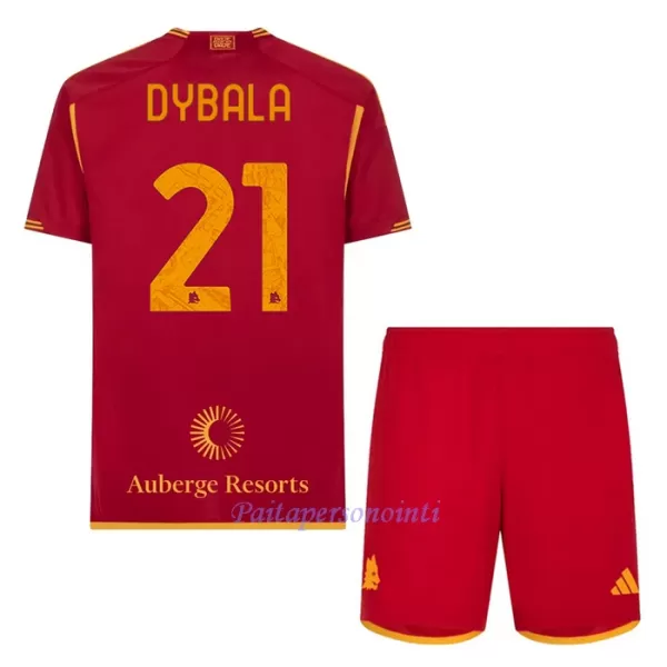 AS Roma Paulo Dybala 21 Virallinen Kotipelipaita Lapset 2023/24