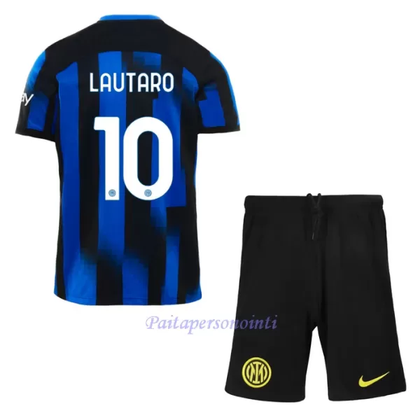 Inter Milan Lautaro Martínez 10 Virallinen Kotipelipaita Lapset 2023/24