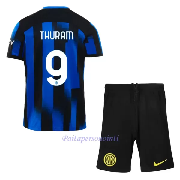 Inter Milan Thuram 9 Virallinen Kotipelipaita Lapset 2023/24