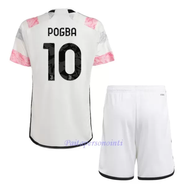 Juventus Pogba 10 Virallinen Vieraspelipaita Lapset 2023/24