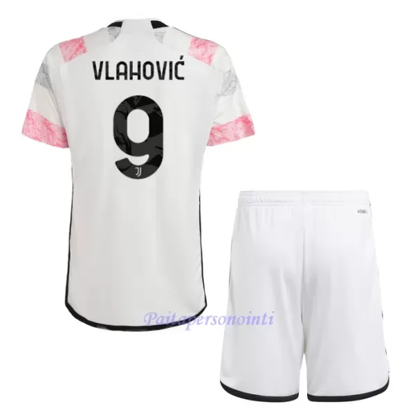 Juventus Vlahovic 9 Virallinen Vieraspelipaita Lapset 2023/24