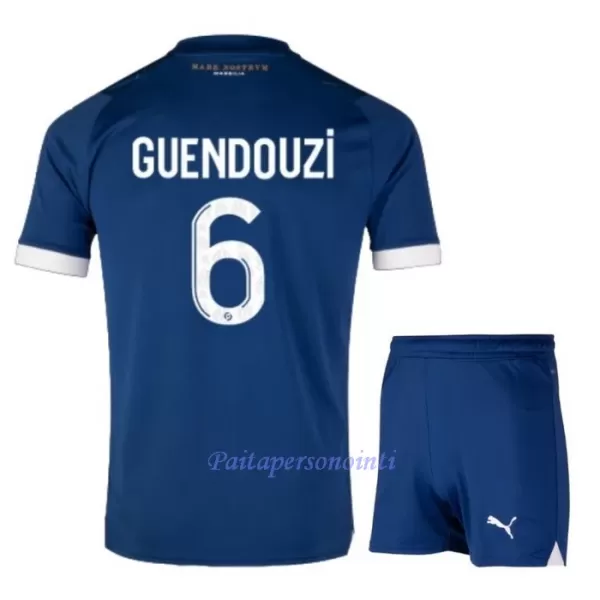 Olympique Marseille GUENDOUZI 6 Virallinen Vieraspelipaita Lapset 2023/24