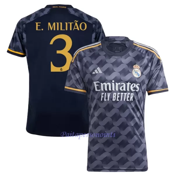 Real Madrid Éder Militão 3 Virallinen Vieraspelipaita Miehet 2023/24