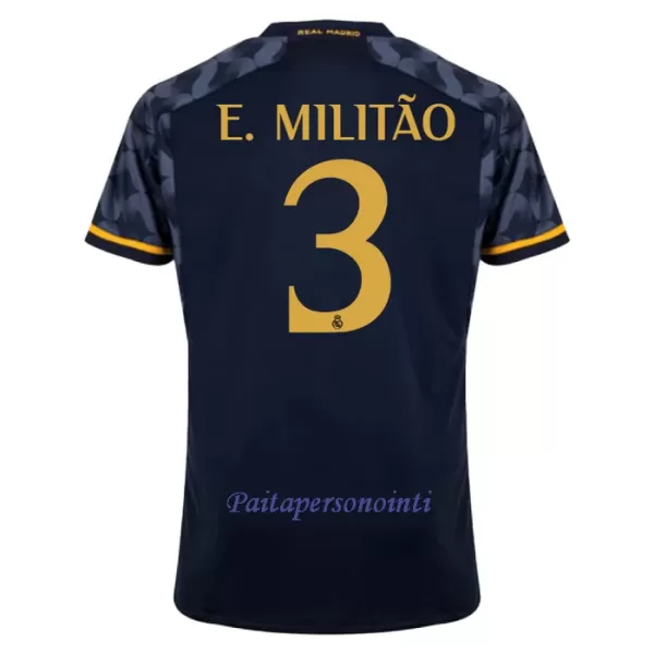 Real Madrid Éder Militão 3 Virallinen Vieraspelipaita Miehet 2023/24