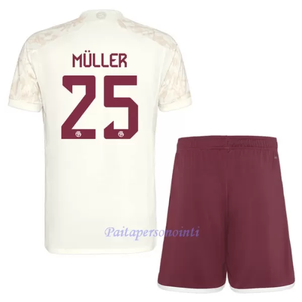 FC Bayern München Thomas Müller 25 Virallinen Kolmas Pelipaita Lapset 2023/24