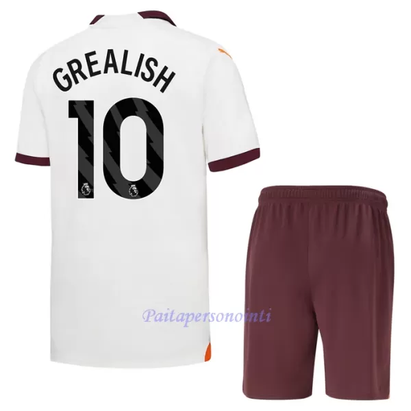 Manchester City Jack Grealish 10 Virallinen Vieraspelipaita Lapset 2023/24