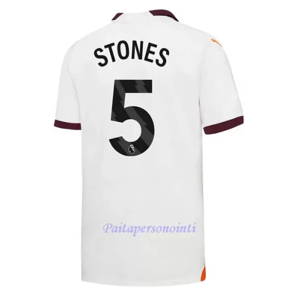 Manchester City John Stones 5 Virallinen Vieraspelipaita Lapset 2023/24