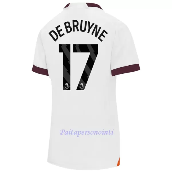 Manchester City Kevin De Bruyne 17 Virallinen Vieraspelipaita Naiset 2023/24