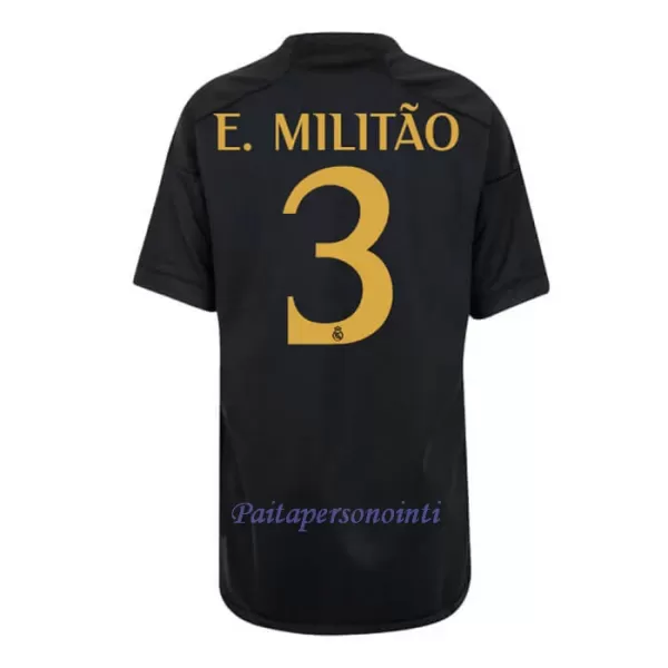 Real Madrid Éder Militão 3 Virallinen Kolmas Pelipaita Lapset 2023/24