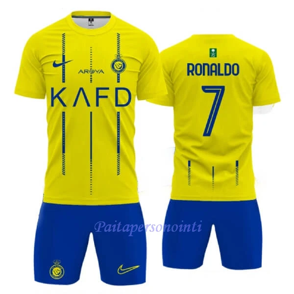 Al-Nassr FC Cristiano Ronaldo 7 Virallinen Kotipelipaita Lapset 2023/24