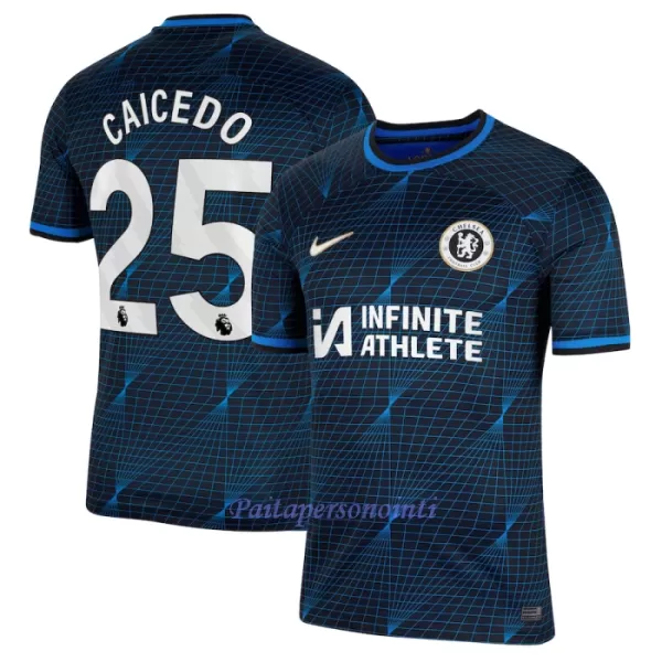 Chelsea Caicedo 25 Virallinen Vieraspelipaita Miehet 2023/24