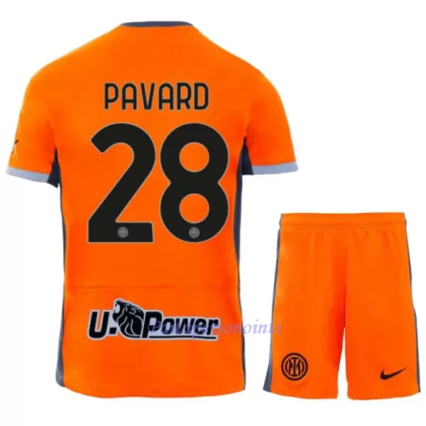 Inter Milan Pavard 28 Virallinen Kolmas Pelipaita Lapset 2023/24