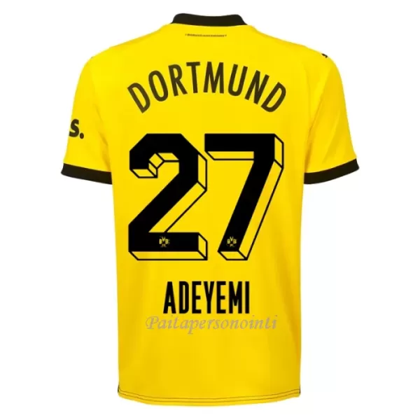 Borussia Dortmund Adeyemi 27 Virallinen Kotipelipaita Miehet 2023/24