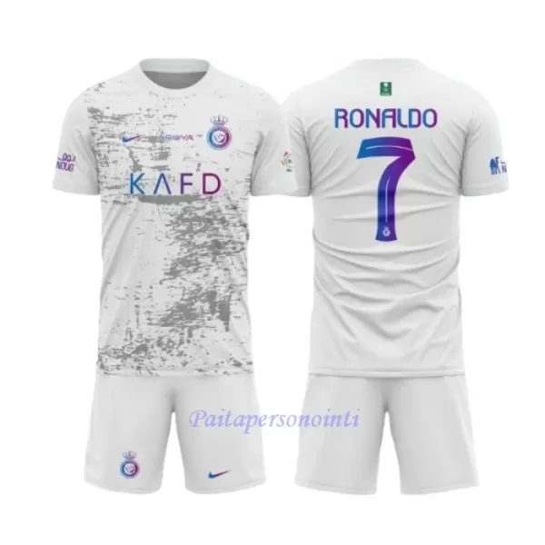 Al-Nassr FC Cristiano Ronaldo 7 Virallinen Kolmas Pelipaita Lapset 2023/24