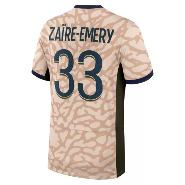 Paris Saint-Germain Zaire-Emery 33 Virallinen Neljäs Pelipaita Miehet Jordan 2023/24