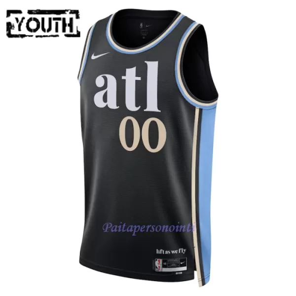 Atlanta Hawks Pelipaita Lapset City Edition 2023/24 Swingman Musta