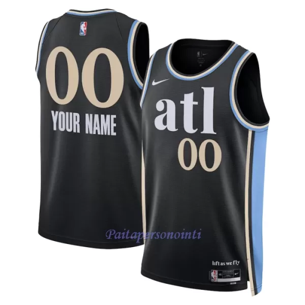 Atlanta Hawks Pelipaita Miehet City Edition 2023/24 Swingman Musta