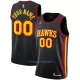 Atlanta Hawks Pelipaita Miehet Statement Edition 2023/24 Swingman Musta