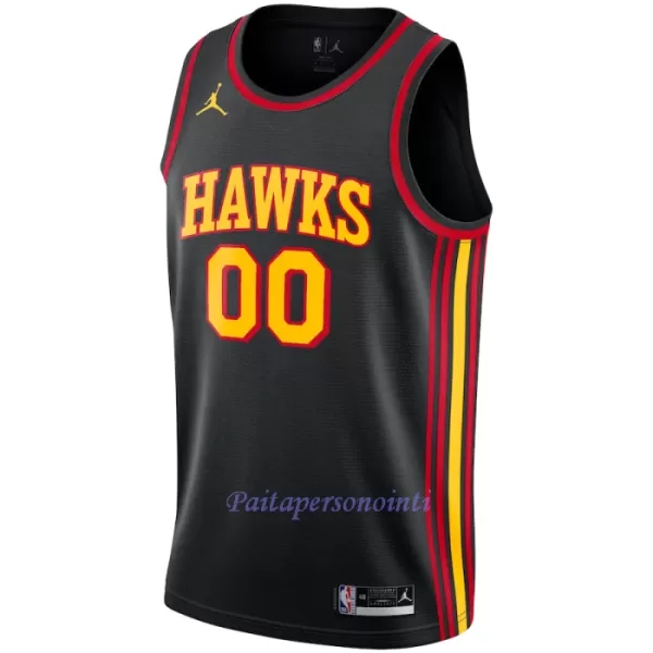 Atlanta Hawks Pelipaita Miehet Statement Edition 2023/24 Swingman Musta