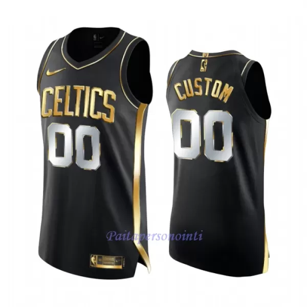 Limited Boston Celtics Pelipaita Miehet Golden Edition Swingman Musta