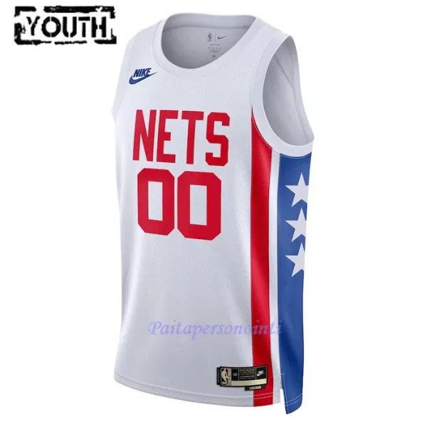 Brooklyn Nets Pelipaita Lapset Classic Edition Swingman Valkoinen