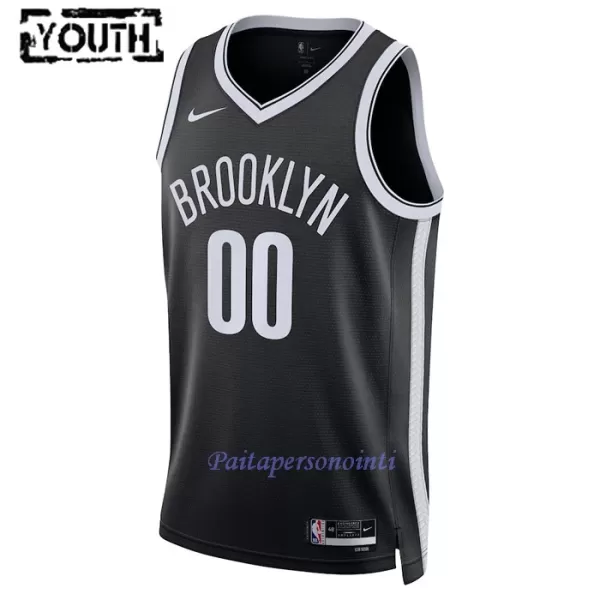 Brooklyn Nets Pelipaita Lapset Icon Edition 2023/24 Swingman Musta