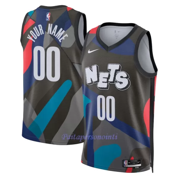 Brooklyn Nets Pelipaita Miehet City Edition 2023/24 Swingman Musta