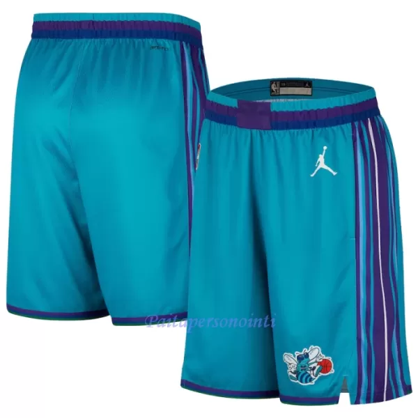 Charlotte Hornets NBA Shortsit Miehet Classic Edition Swingman Sinivihreä