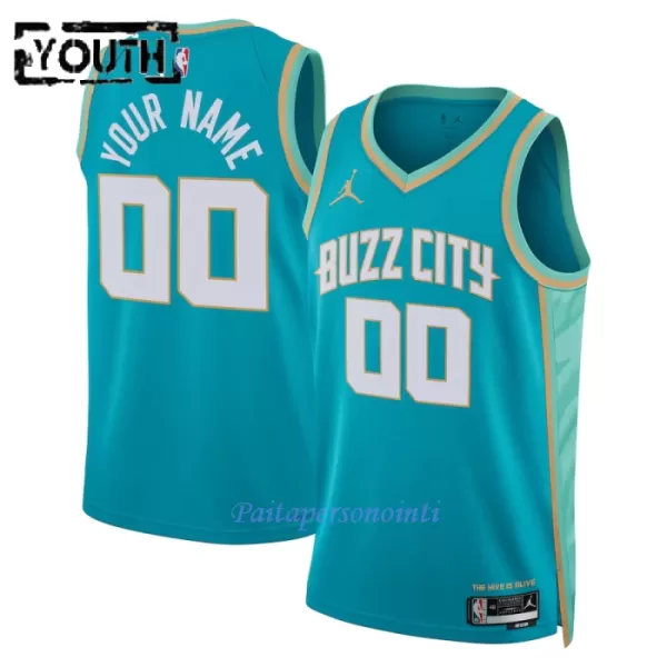 Charlotte Hornets Pelipaita Lapset City Edition 2023/24 Swingman Sinivihreä