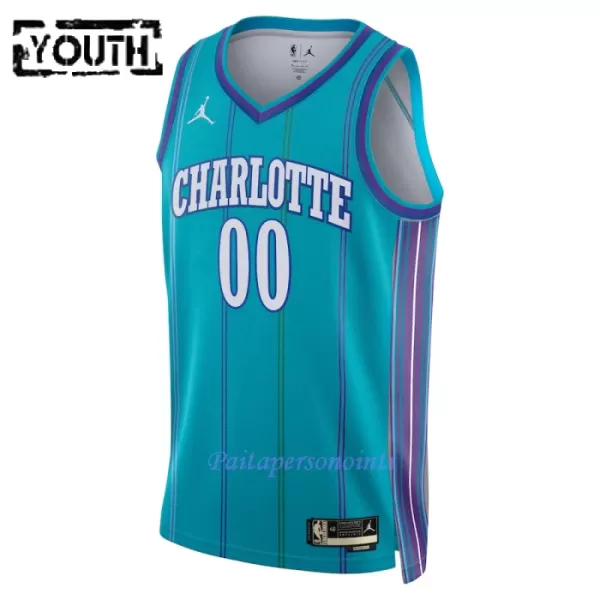 Charlotte Hornets Pelipaita Lapset Classic Edition 2023/24 Swingman Sinivihreä