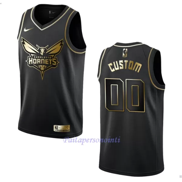 Charlotte Hornets Pelipaita Miehet Golden Edition Swingman Musta