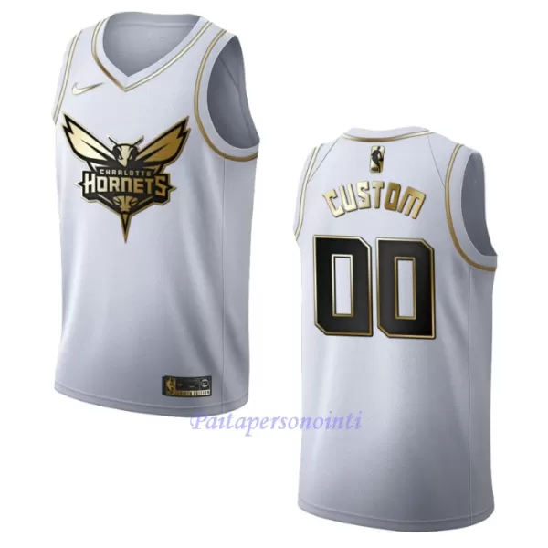 Charlotte Hornets Pelipaita Miehet Golden Edition Swingman Valkoinen