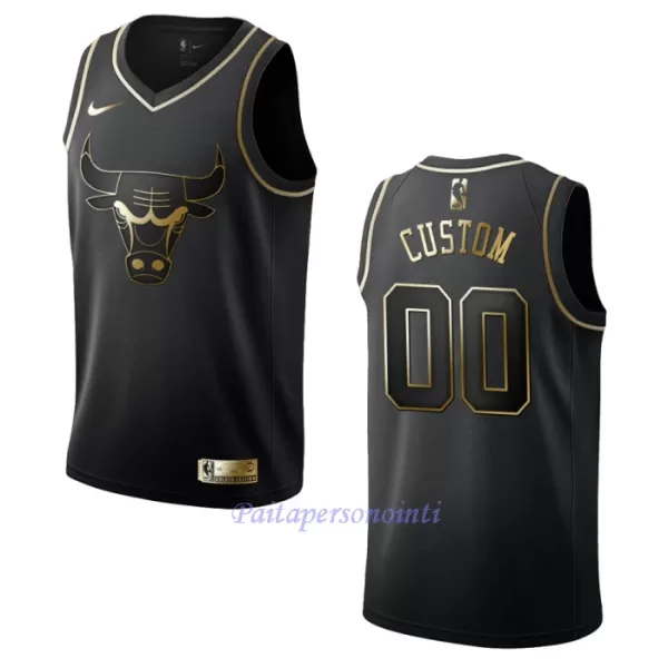 Chicago Bulls Pelipaita Miehet Golden Edition Swingman Musta