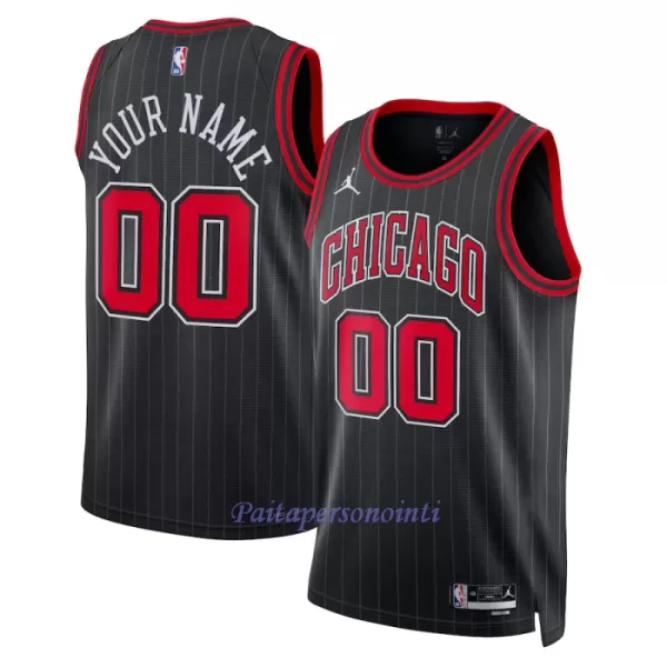 Chicago Bulls Pelipaita Miehet Statement Edition 2023/24 Swingman Musta