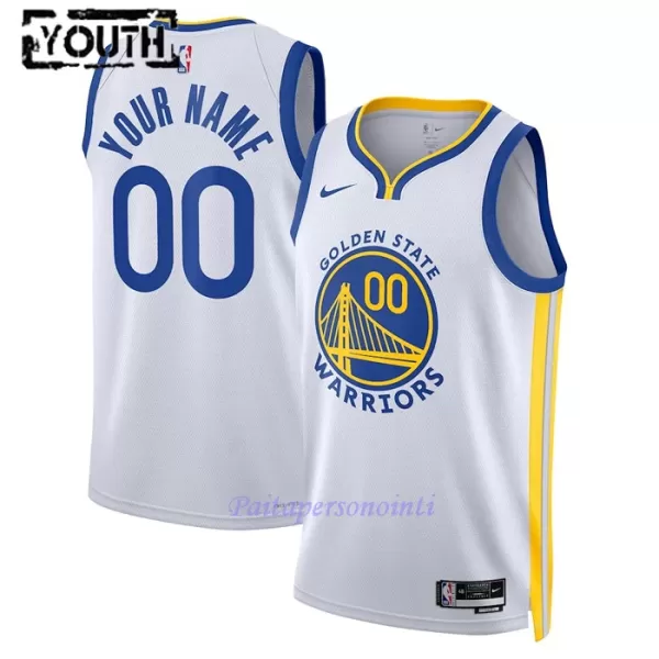 Golden State Warriors Pelipaita Lapset Association Edition 2023/24 Swingman Valkoinen