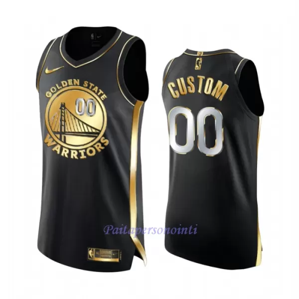 Limited Golden State Warriors Pelipaita Miehet Golden Edition Swingman Musta