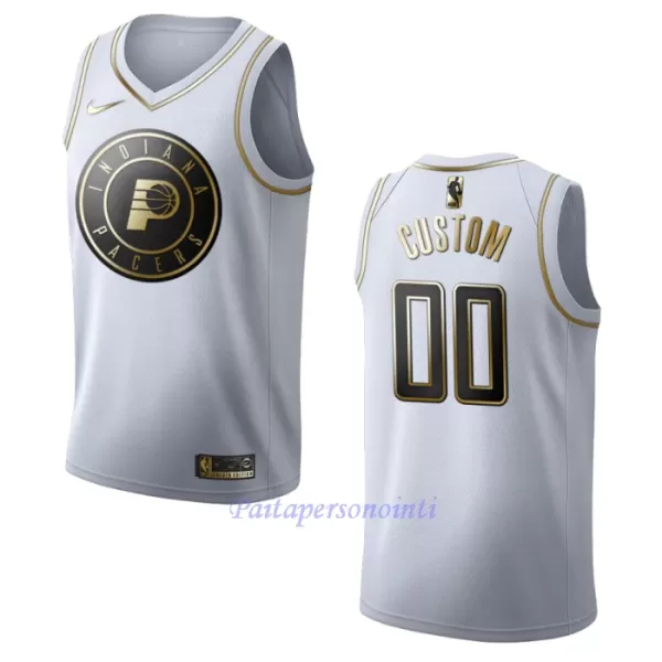 Indiana Pacers Pelipaita Miehet Golden Edition 2023/24 Swingman Valkoinen