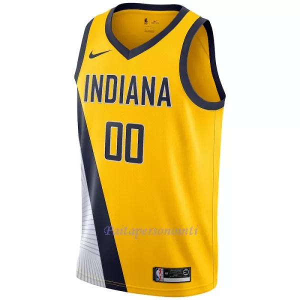 Indiana Pacers Pelipaita Miehet Statement Edition 2023/24 Swingman Keltainen