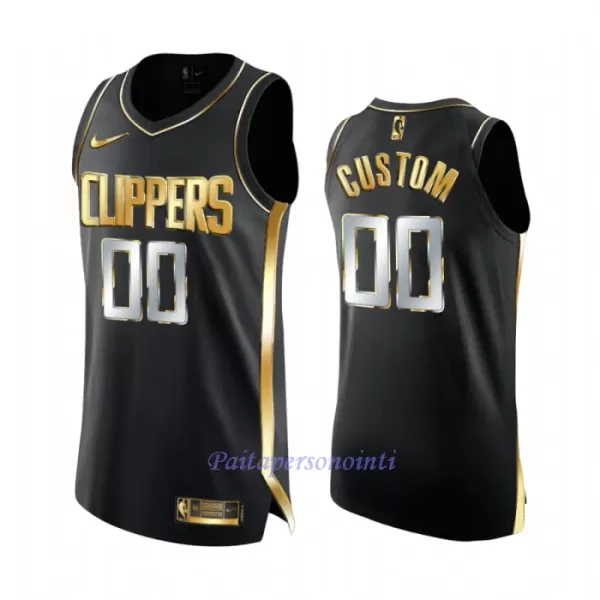 Limited Los Angeles Clippers Pelipaita Miehet Golden Edition Swingman Musta