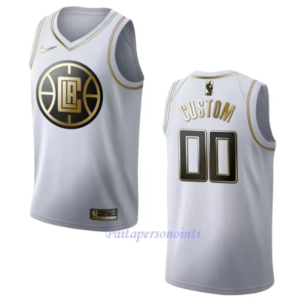 Los Angeles Clippers Pelipaita Miehet Golden Edition Swingman Valkoinen