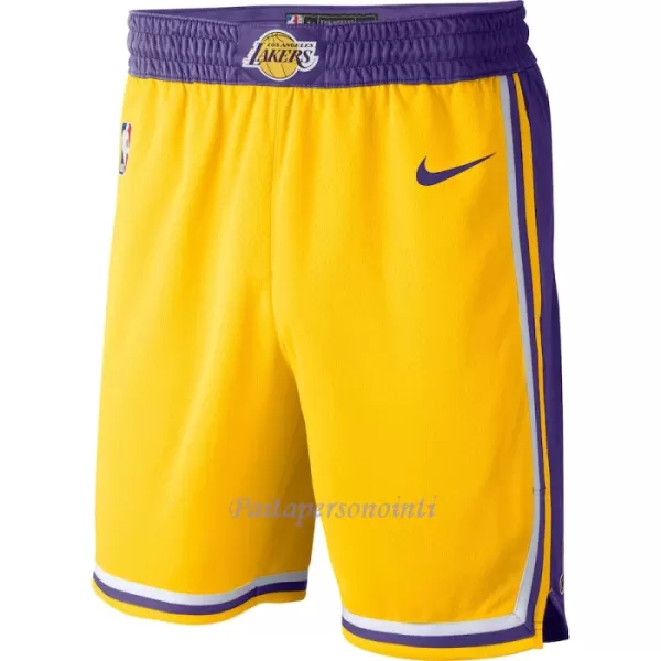 Los Angeles Lakers NBA Shortsit Miehet Icon Edition Swingman