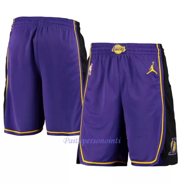 Los Angeles Lakers NBA Shortsit Miehet Statement Edition Swingman