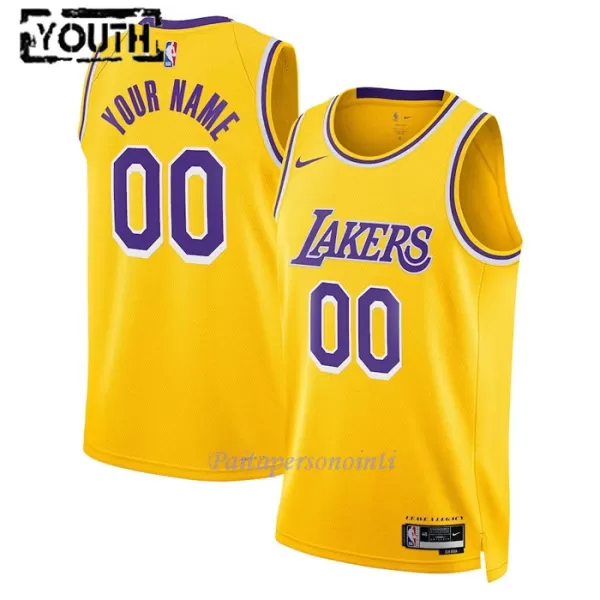 Los Angeles Lakers Pelipaita Lapset Icon Edition 2023/24 Swingman Keltainen